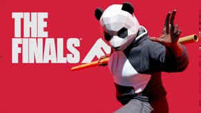 The Finals logo with panda-head character on red background